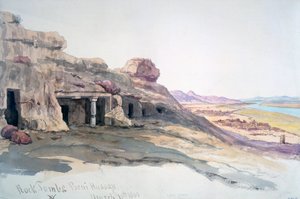 Tombe Rupestri, Beni Hassan, 10 marzo 1863, Egitto, 1863 da Charles Émile de Tournemine