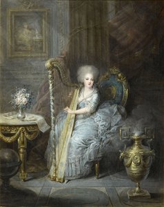 Madame Élisabeth che suona l
