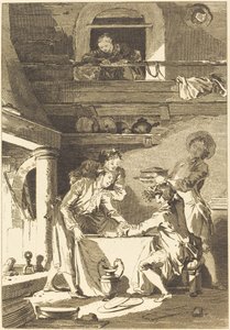 Il paté di anguille da Charles Emmanuel Patas after Jean Honoré Fragonard