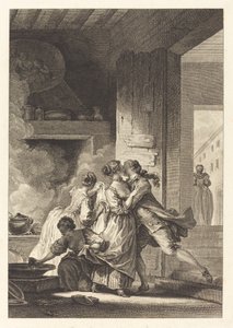 Non si pensa mai a tutto da Charles Emmanuel Patas after Jean Honoré Fragonard