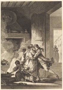 Non si pensa mai a tutto da Charles Emmanuel Patas after Jean Honoré Fragonard