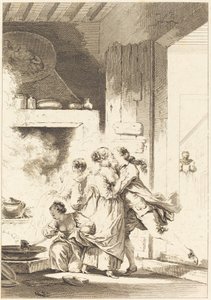 Non si pensa mai a tutto da Charles Emmanuel Patas after Jean Honoré Fragonard