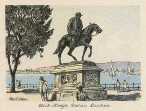 Sudafrica: Statua di Dick King, Durban