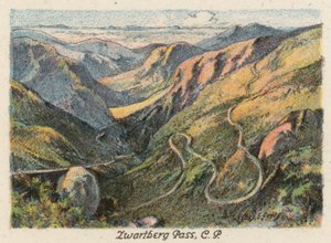 Sudafrica: Passo Zwartberg, CP da Charles Ernest Peers