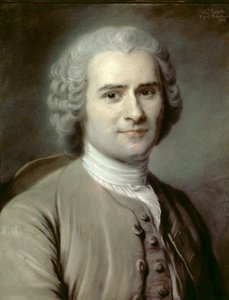 Ritratto di Jean-Jacques Rousseau, filosofo svizzero da Charles Escot