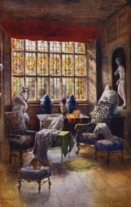 Knole House: Galleria dei cartoni, finestra da Charles Essenhigh Corke