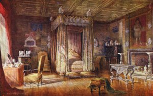 Knole House: Camera da letto di Re Giacomo I da Charles Essenhigh Corke