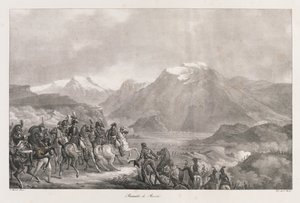Battaglia di Rivoli, inizio XIX secolo da Charles Etienne Pierre Motte