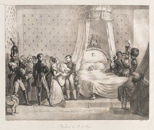 Nascita del Re di Roma, inizio XIX secolo da Charles Etienne Pierre Motte