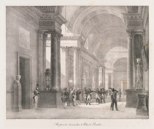 Entrata a Berlino, inizio XIX secolo da Charles Etienne Pierre Motte