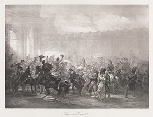 Ingresso delle Tuileries, inizio XIX secolo da Charles Etienne Pierre Motte