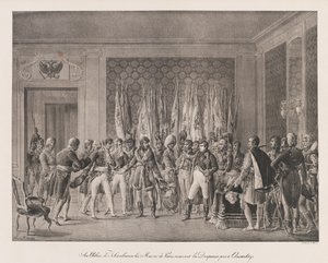 I Sindaci di Parigi Ricevono la Bandiera di Austerlitz, inizio XIX secolo