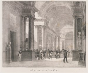 Ricevimento degli Scienziati, inizio XIX secolo da Charles Etienne Pierre Motte