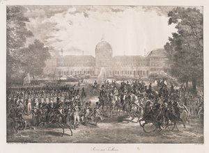 Rassegna delle Tuileries, inizio XIX secolo da Charles Etienne Pierre Motte