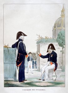 Uniforme degli Invalides, Francia, 1823