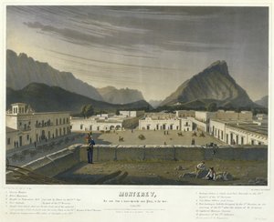 Monterey, vista da un tetto nella piazza principale, [a ovest] ottobre