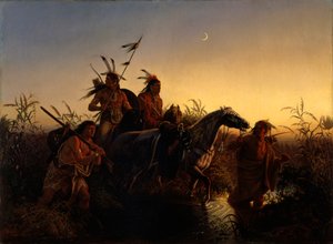 Il cavallo prigioniero da Charles Ferdinand Wimar