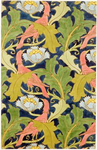 Progetto per lino stampato, stampato da G.O. e J.Baker, c.1893 da Charles Francis Annesley Voysey