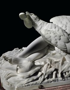 Figura a grandezza naturale di Rhodopis su piedistallo da Charles Francis Fuller