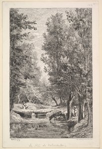 Un ruscello nella valle di Mondois