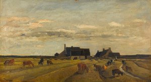 Fattoria a Kerity, Bretagna da Charles Francois Daubigny
