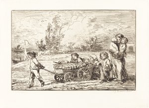 Imbarco sul Bottin da Charles Francois Daubigny