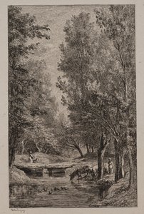 Ruscello nella Val Mondois, c. 1862