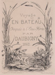 Frontespizio, Voyage en bateau, 1862
