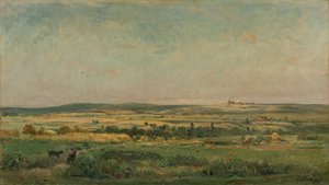 Raccolta del grano da Charles Francois Daubigny