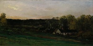 Casa di Mère Bazot, 1874 da Charles Francois Daubigny