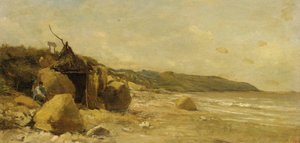 La Cabane de Bain de Daubigny da Charles Francois Daubigny