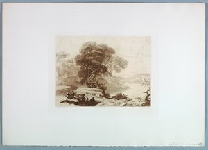 Paesaggio (dopo Claude Lorrain) da Charles Francois Daubigny