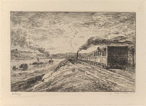 Le Départ Le Retour, da Le Voyage en bateau, 1861