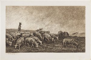 La guardia del cane da Charles Francois Daubigny