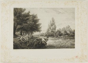 Vicino a Choisy-le-Roi da Charles Francois Daubigny