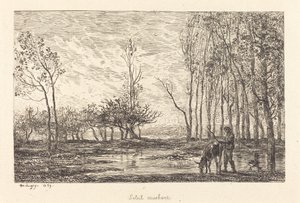 Tramonto (Soleil couchant) da Charles Francois Daubigny