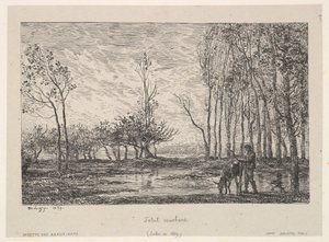 Tramonto, 1859 da Charles Francois Daubigny