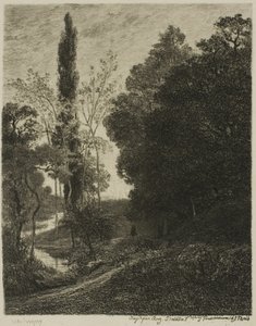 Le rive del Cousin da Charles Francois Daubigny