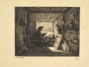 Lo studio della barca, dalla serie Viaggio in barca, 1862