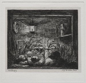 Il viaggio in barca: sistemazione a bordo della barca, notte sulla barca, 1861