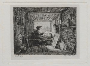 Il viaggio in barca: lo studio sulla barca, 1861