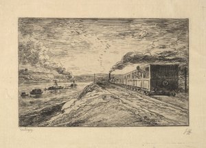 La partenza da Charles Francois Daubigny
