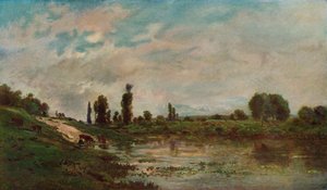 Il luogo del bere, c1827-1878, 1906-7 da Charles Francois Daubigny