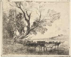 Il guado da Charles Francois Daubigny