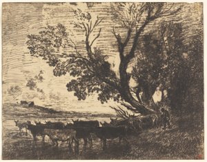 Il guado da Charles Francois Daubigny