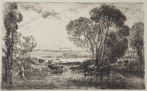 La macchina idraulica da Charles Francois Daubigny