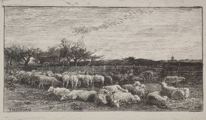 La Grande Piegatrice di Pecore da Charles Francois Daubigny