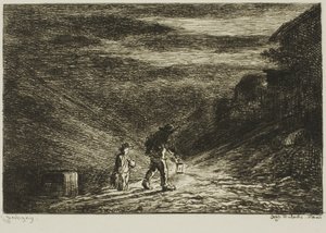 La ricerca di una locanda da Charles Francois Daubigny