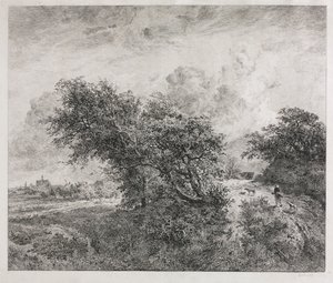 Il boschetto da Charles Francois Daubigny