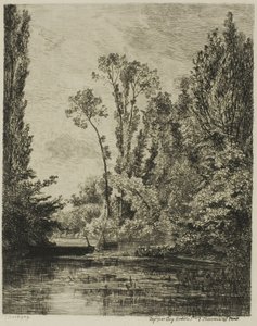 Le Isole Vergini a Bezons (Il buco di pesca) da Charles Francois Daubigny